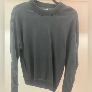 Ruched Sleeve Sweatshirt